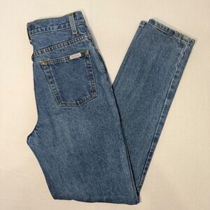 Vintage Y2K Arizona Jean Company Womens 9 Long Straight Blue Denim Jeans Cotton